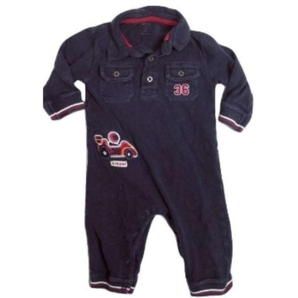 🍄Boys Baby 2pc LOT Carters Onepiece 9 months - Picture 3 of 3